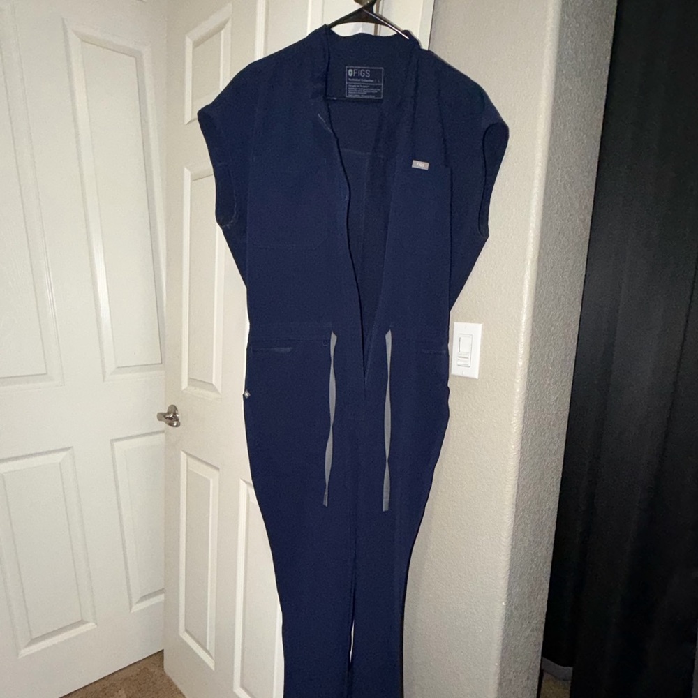 Figs Navy Jumpsuit